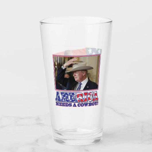 Trump haalt Amerika terug Glas (Voorkant)