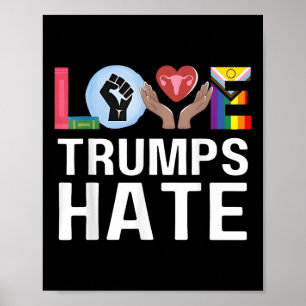 Trump haat anti-Trump verboden reproductieve boeke Poster