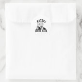 Trump haat het ronde sticker (Tas)