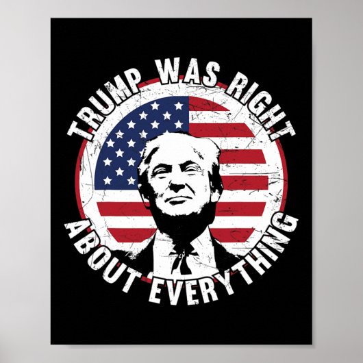 Trump had gelijk over alles 1 poster (Voorkant)