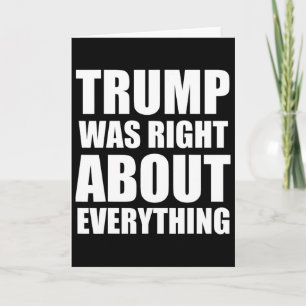 Trump had gelijk over alles _4 kaart