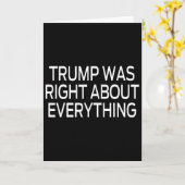 Trump had gelijk over alles _5 kaart (Gele Bloem)