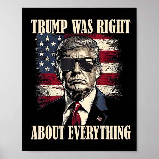 Trump had gelijk over alles 6 poster (Voorkant)