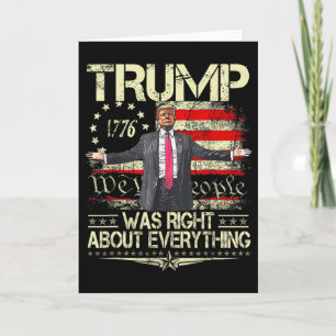 Trump had gelijk over alles Amerikaanse vlag vader Kaart