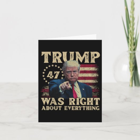Trump had gelijk over alles kaart (Voorkant)