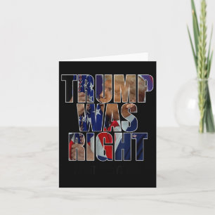 Trump had gelijk over alles - Trump Kiss Flag Kaart