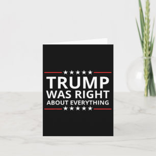 Trump had gelijk over alles wat de tarieven voor T Kaart
