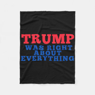Trump had helemaal gelijk _2 fleece deken