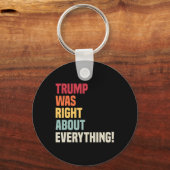 Trump had helemaal gelijk! sleutelhanger (Voorkant)