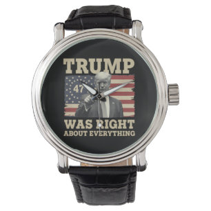 Trump had helemaal gelijk USA Amerika Horloge