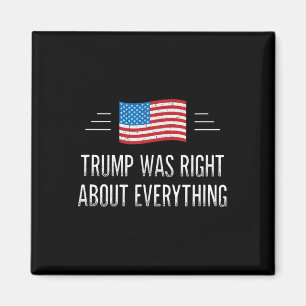 Trump had helemaal gelijk - Vintage stijl - Magneet