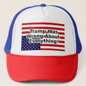 Trump had het bij het verkeerde eind! trucker pet (Voorkant)