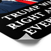 Trump had in alles gelijk 10 poster (Hoek)