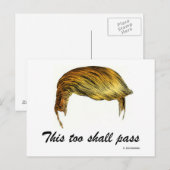 Trump hair briefkaart (Voorkant / Achterkant)
