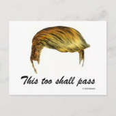 Trump hair briefkaart (Voorkant)
