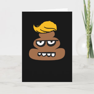 Trump Hair Poop Halloween Costume Cute Hilarious Kaart