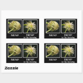 Trump Hair Rechthoekige Sticker (Vel)