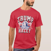 Trump Haley 2024 T-shirt (Voorkant)