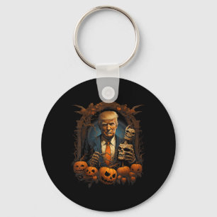 Trump Halloween Kostuum Enge President Pompoen Gi Sleutelhanger