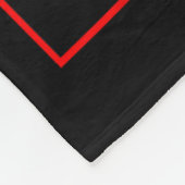 Trump Halloween kostuum Fleece Deken (Hoek)