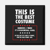 Trump Halloween kostuum Magneet (Voorkant)