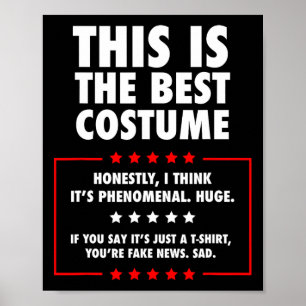 Trump Halloween kostuum Poster
