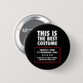 Trump Halloween kostuum Ronde Button 5,7 Cm (Voorkant /achterkant)