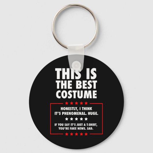 Trump Halloween kostuum Sleutelhanger (Voorkant)