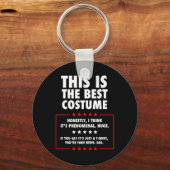 Trump Halloween kostuum Sleutelhanger (Voorkant)