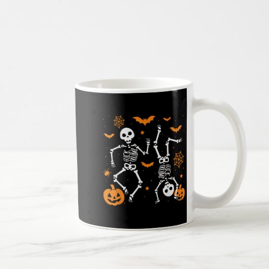 Trump Halloween Skelet Grappig Koffiemok (Rechts)