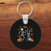 Trump Halloween Skelet Grappig Sleutelhanger (Voorkant)