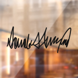Trump-handtekening Decal
