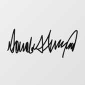 Trump-handtekening Decal (Vel)