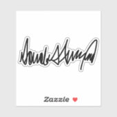 Trump-handtekening Decal Sticker (Vel)