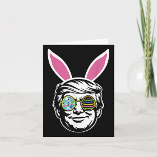 Trump Happy Easter Bunny Egg Hunt Spring Funny Hop Kaart