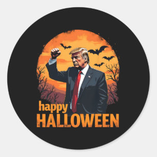 Trump Happy Halloween Trump Vance USA Trump Hallow Ronde Sticker