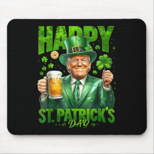 Trump Happy St Patrick's Day Lucky Shamrock Irish  Muismat