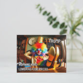 Trump: "Hard werken aan verlaging voedselprijzen" Briefkaart (Staand voorkant)