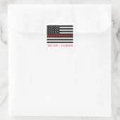 TRUMP > HARRIS VIERKANTE STICKER (Tas)