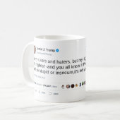 Trump - Haters en Losers! Koffiemok (Voorkant links)