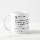 Trump - Haters en Losers! Koffiemok (Links)