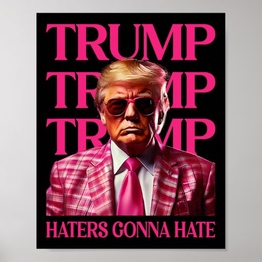 Trump Haters Gaan Haten Poster (Voorkant)