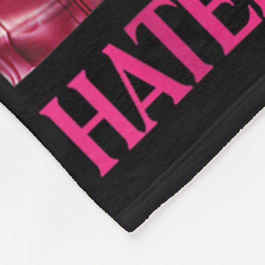 Trump Haters Gonna Hate, Grappig Trump Roze 2024 Fleece Deken (Hoek)