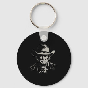 Trump Head Cowboy USA 2024 Stemming US Maga 1 Sleutelhanger