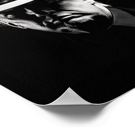 Trump Head Cowboy USA 2024 Stemming US Maga Poster (Hoek)