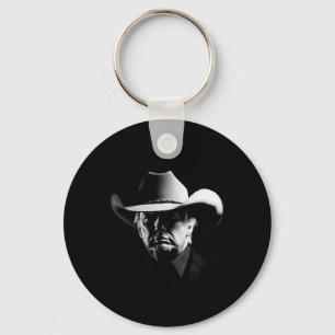 Trump Head Cowboy USA 2024 Stemming US Maga Sleutelhanger