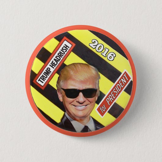 Trump Headrush Ronde Button 5,7 Cm (Voorkant)