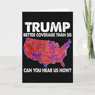 Trump heeft betere dekking dan 5g kaart Trump 5g o