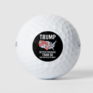 Trump heeft betere dekking dan 5G Kun je ons nu ho Golfballen