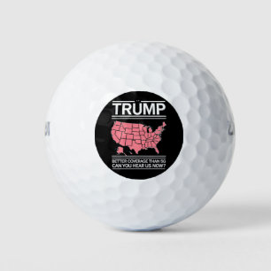 Trump heeft betere dekking dan 5G Kun je ons nu ho Golfballen